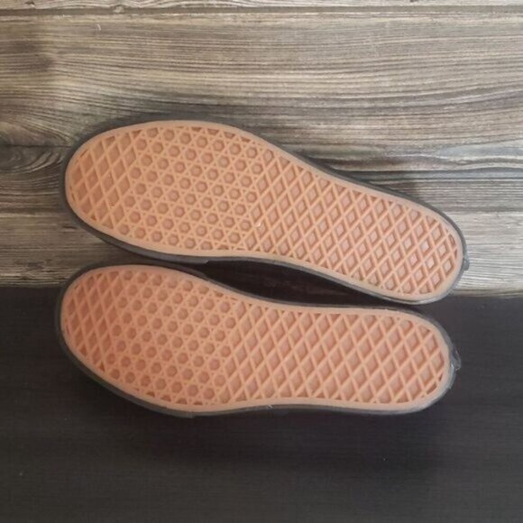 New Vans Authentic Stacked Womens Platform Sneakers Size 8 Blue Velvet Plaid - Picture 9 of 9